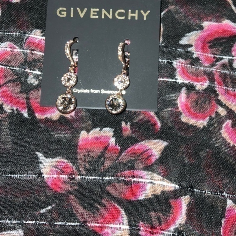 Givenchy crystals from Swarovski Earrings - Picture 7 of 9